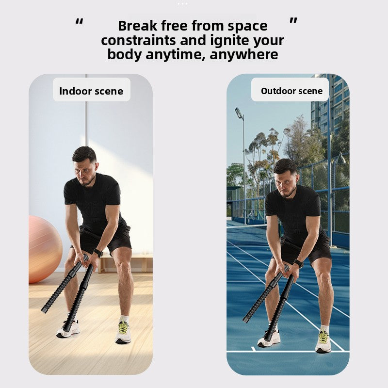 Multifunctional Cordless Battle Ropes for Home Fitness