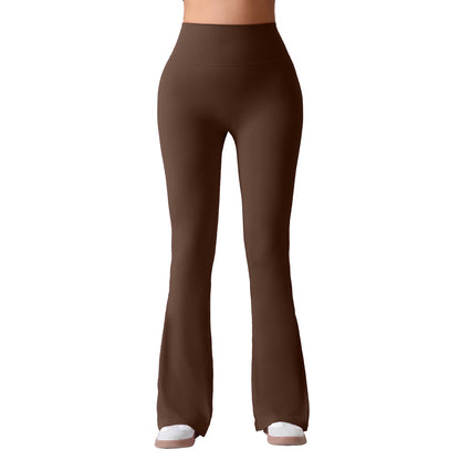 Slimming and figure-hugging yoga pants
