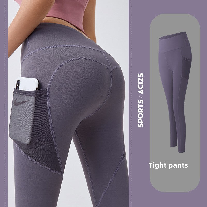 Big-size pocketed sports pants