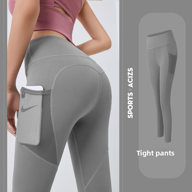 Big-size pocketed sports pants