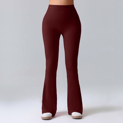 Slimming and figure-hugging yoga pants