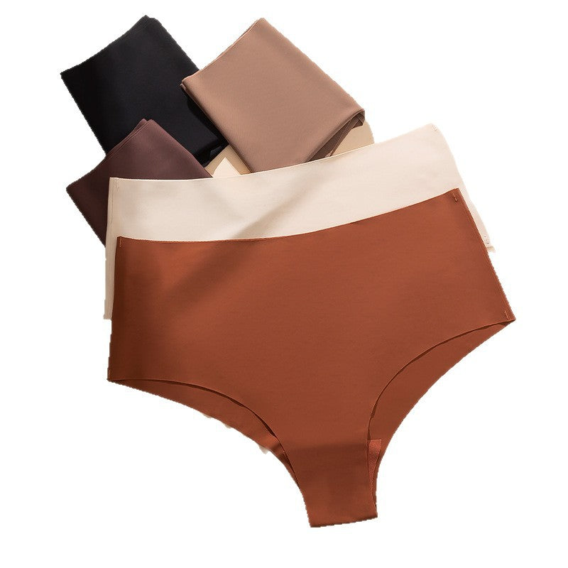 Seamless Yoga Underwear with Cotton Gusset