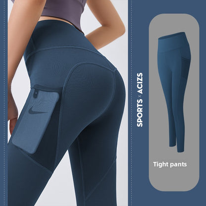 Big-size pocketed sports pants