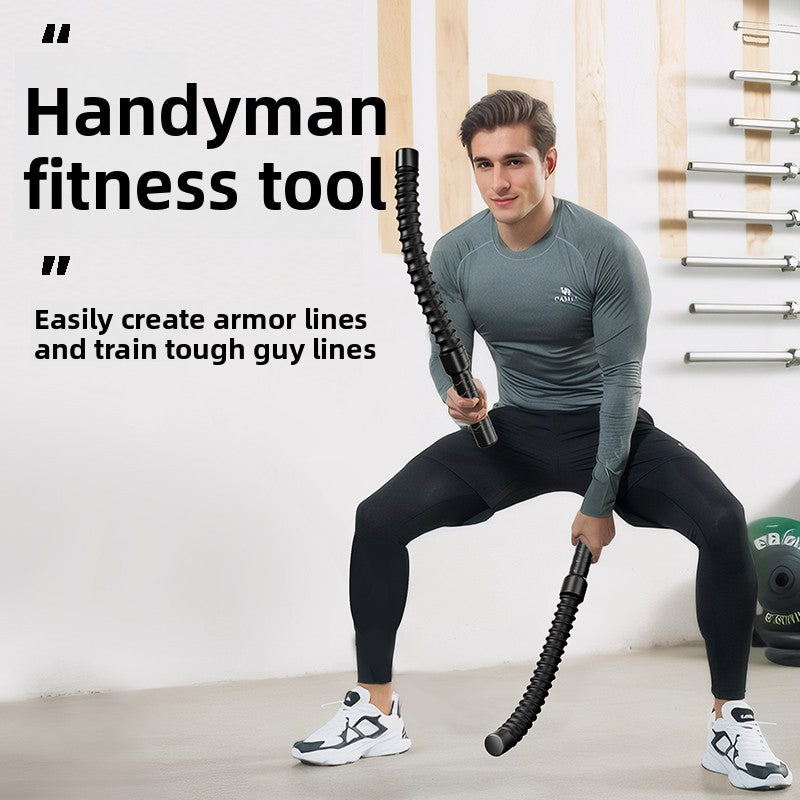 Multifunctional Cordless Battle Ropes for Home Fitness